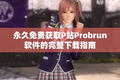 永久免费获取P站Probrun软件的完整下载指南
