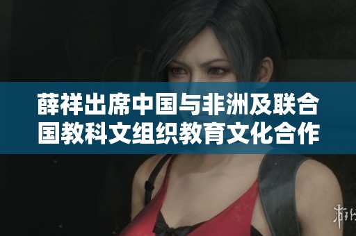 薛祥出席中国与非洲及联合国教科文组织教育文化合作会议