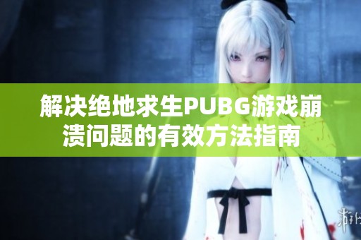 解决绝地求生PUBG游戏崩溃问题的有效方法指南