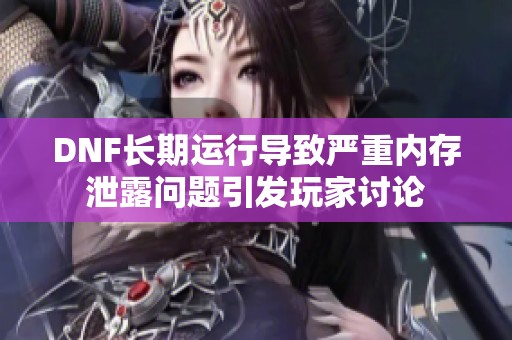 DNF长期运行导致严重内存泄露问题引发玩家讨论