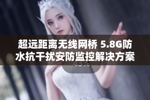 超远距离无线网桥 5.8G防水抗干扰安防监控解决方案